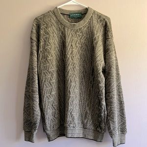 VTG Tundra Canada Brown Tan Sweater